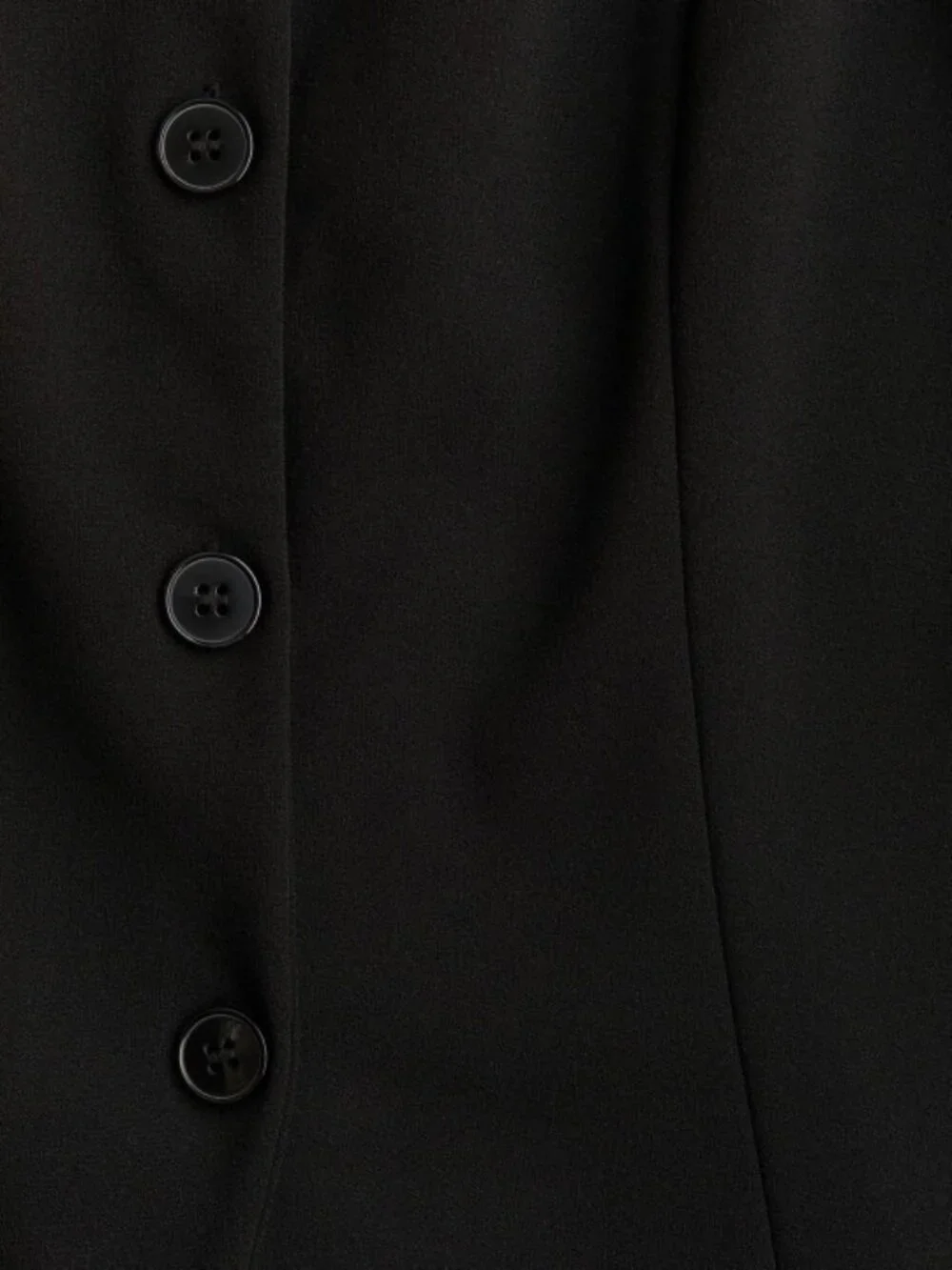 2/$30 H&M Ponte Di Roma Waistcoat Black Large #A3547